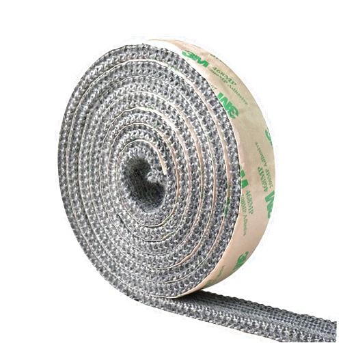 Protalwell Wood Stove Gasket, Flat Gasket Tape for Stoves and Fireplaces, Self Adhesive Flat Gasket, 1
