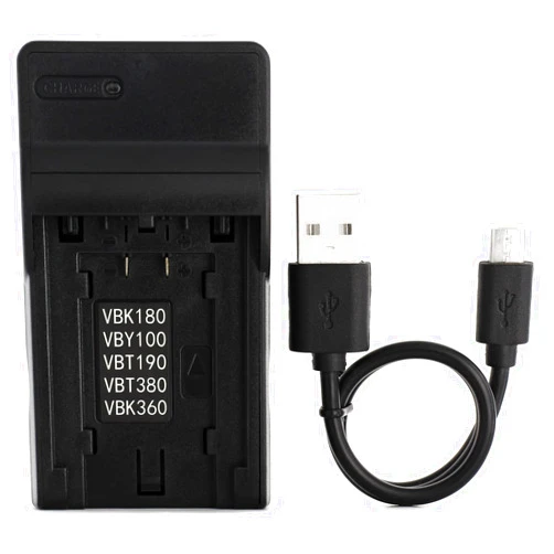 Norifon VW-VBK180 USB Charger for Panasonic HDC-HS60, HDC-HS80, HDC-SD40, HDC-SD60, HDC-SD80, HDC-SD90, HDC-TM40, HDC-TM60, HDC-TM80, HDC-TM90, SDR-H100, SDR-H85, SDR-S50, SDR-T50 Camera and More
