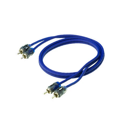 Scosche EFX Rogue R1.5 2-Channel Twisted Pair RCA Interconnect Audio Cables - 2CH OFC Car Stereo, Power Sports & Marine Connector Cable - 1.5 Foot Male to Male