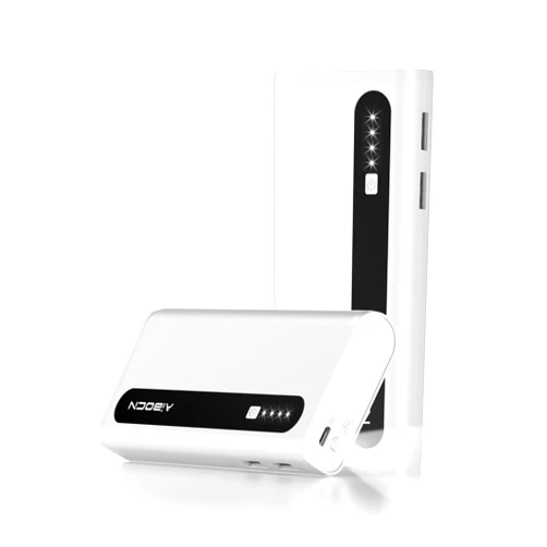 Aibocn Portable Charger, 10,000mAh Power Bank with Flashlight, High-Capacity Battery Pack for iPhone 15 14 13 12 11/Samsung/Pixel/LG (White)