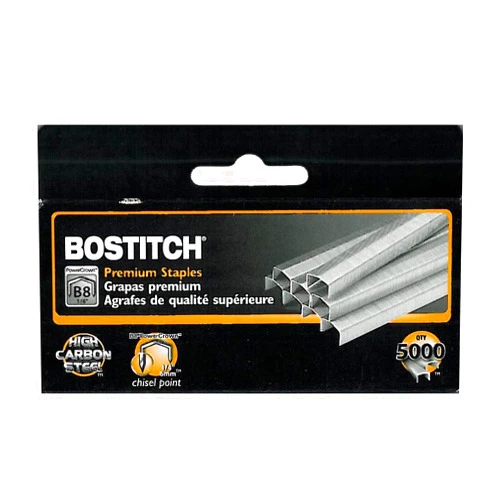 Bostitch Value Pack of 6 Boxes Stanley Bostitch B8 PowerCrown Premium 1/4