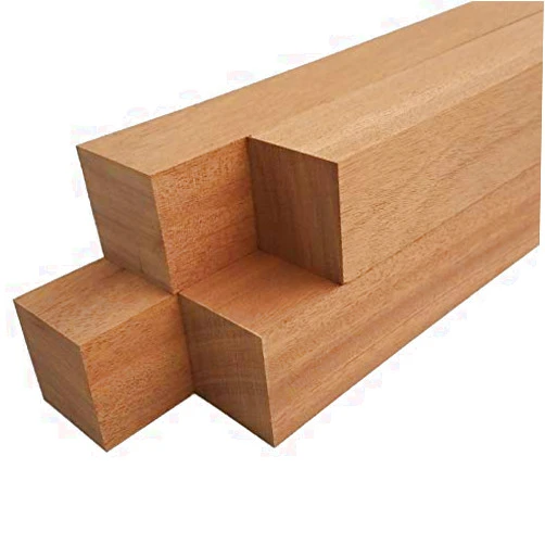 Barrington Hardwoods Mahogany Lumber Square Turning Blanks (4 Pieces) (2