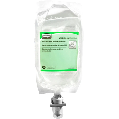 Rubbermaid Commercial Products AutoFoam Antibacterial Hand Soap Refill, 1100mL, Dye & Fragrance Free, Compatible with RCP's AutoFoam & AutoFoam LumeCel Dispensers, for Restrooms in Offices