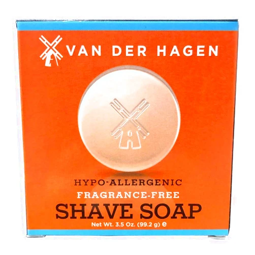 Van Der Hagen Men's Luxury Fragrance Free Shave Soap (Pack of 1)
