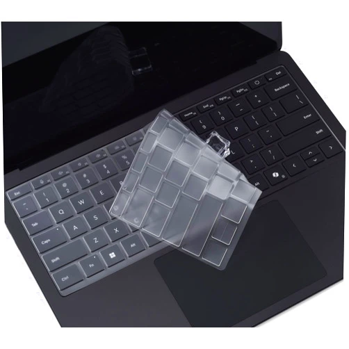 CaseBuy Clear Ultra Thin Keyboard Cover for 2023-2019 Microsoft Surface Laptop 6, 5, 4, 3, 13