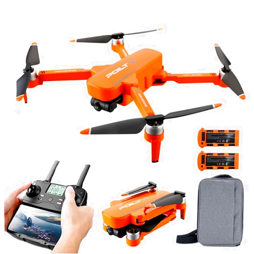 XIAOKEKE X17 Drone with Camera for Adults, 60Mins Flight Time, RC Drone Quadcopter 5G WiFi Drone with 6K HD Anti-Shake Camera for Beginner, 2 Batteries, Brushless Motor Orange