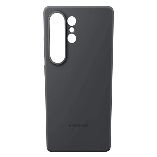 Samsung Galaxy S25 Ultra Silicone Phone Case, Protective Cover, Color Variety, Smooth Grip, Durable Design, Snug Fit, US Version, EF-PS938CBEGUS, Black