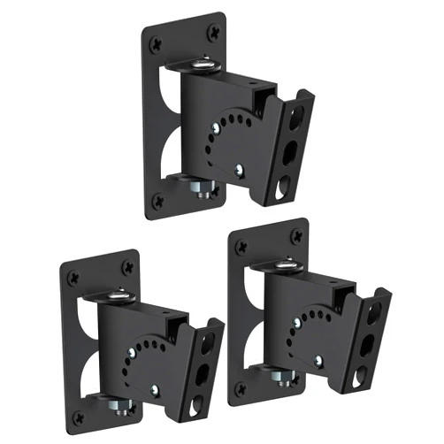 Chunxiao Adjustable Speaker Mount for R-50M RP-502S Klipsch Speaker Wall Mount with 2 Pack Metal Wall Speaker Mount Bracket for Klipsch Bookshelf Speaker Holds up 40 lbs with Hardware Kit