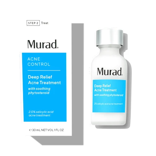 Murad Deep Relief Acne Treatment - Acne Control Max Strength 2% Salicylic Acid, Healing Treatment for Deep, Uncomfortable Cystic Acne, 1 Fl Oz