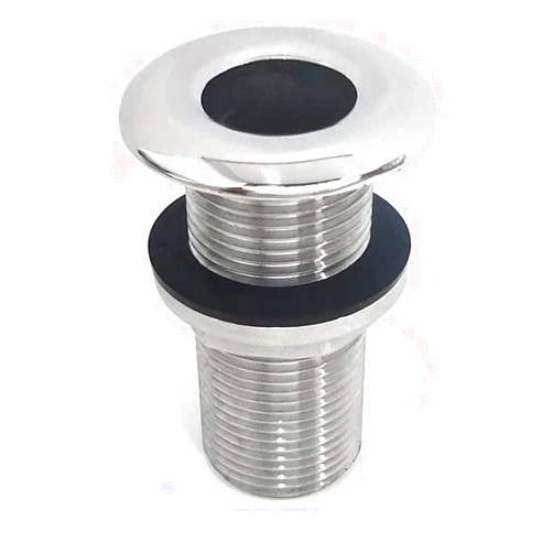 EEYAD 316 Stainless Steel Full Thread Boat Thru-Hull Fitting Drain for 1 inch Interior Diameter Hose
