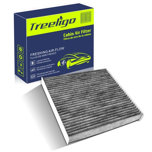 Treeligo HEPA Cabin Air Filter- Coconut Shell Activated Carbon Replacement for Car Passenger CP134 CF10134 -Applicable for Honda Civic CR-V Odyssey Passport and Acura CSX ILX MDX RDX TLX RLX,more+