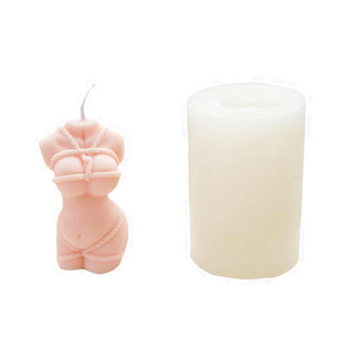 Nanyaciv Human Body Silicone Candle Mold, Female Body Art Silicone Mould, Body Art Soap Making Mould, 3D Women Sculpture Model DIY Resin Epoxy Casting Mold Craft Making Tools