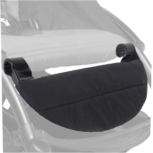 LuQiBabe Stroller Leg Rest with Padded Cover Compatible with Babyzen YOYO Stroller Footrest 12.5 Inch Long Extend Infant Pram Footboard Provide Additional Comfort in Stroller Foot Rest - Black