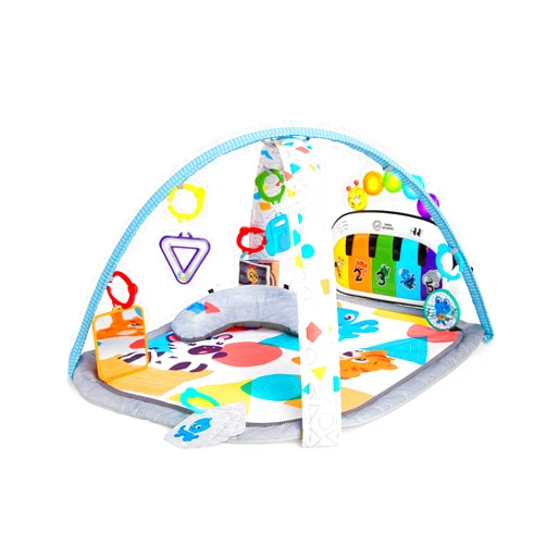 Baby Einstein 4-in-1 Kickin' Tunes Music and Language Play Gym and Piano Tummy Time Activity Mat
