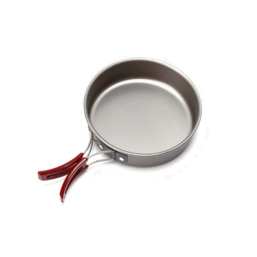 AIROKA Aluminum alloy Non-Stick Medium Frying Pan with Folding Handle for Outdoor Camping Picnic Hiking