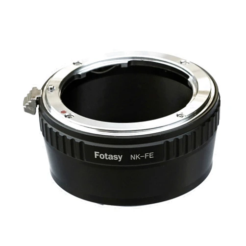 Fotasy Manual F Mount Lens to E-Mount Adapter, NK E Mount Adapter, Compatible with Nikon F Lens Sony a7 a7R a7s II III IV a9 a7c Alpha 1 a6600 a6500 a6400 a6300 a6100 a6000 a5100 a5000 a3500 ZV-E10