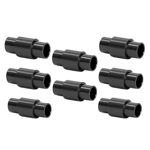 DEXITR Skate Spacer 8pcs Aluminium Alloy Wheel Bearing Stepped Speed Long Sleeve Inline Skating Shoe Scooter Replacement for 6mm Axles Roller