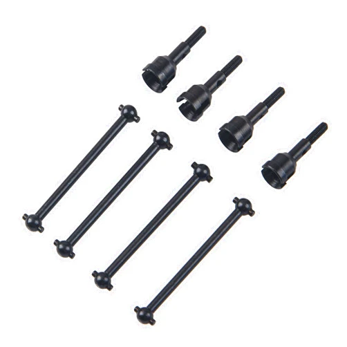 Share Goo ShareGoo Steel Drive Shaft & Wheel Stub Axle Dogbones Adapter Axle Hub Compatible with WLtoys A959 A969 A979 K929 1/18 RC Car Buggy