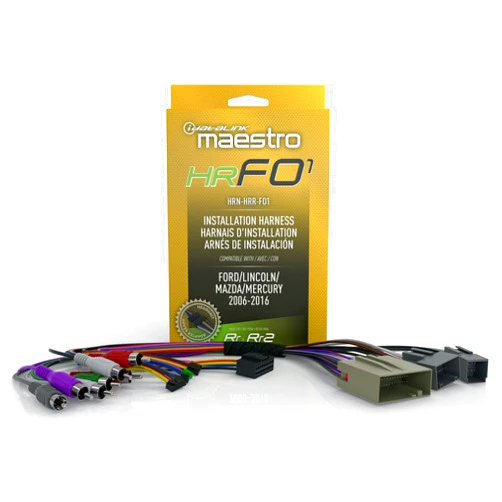 Maestro Idatalink Maestro HRN-HRR-FO1 Plug and Play Harness for select Ford Vehicles (2006-2016)