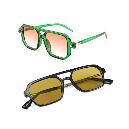 FEISEDY Vintage Aviator Sunglasses B2622+B2752