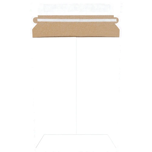 BOX USA Self-Seal Stay Flat Mailer, Stayflats® Brand, White, 6