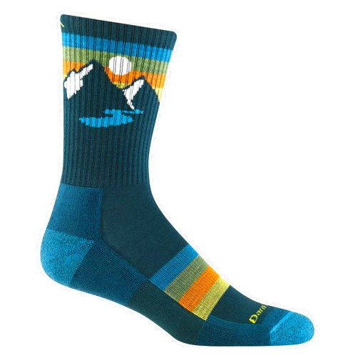 Darn Tough Vermont Sunset Ridge Crew Lightweight with Cushion Sock