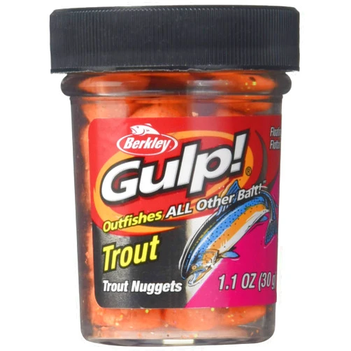 Berkley Gulp! Trout Nuggets , Orange Pulp, 1-Ounce