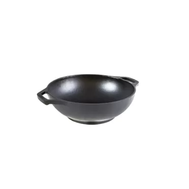 Lodge 9 Inch Cast Iron Mini Wok w/ Loop Handles