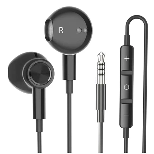 EMorevalue 3.5mm Earbuds Headphones for Samsung Galaxy A14 5G A13 5G A32 5G A02S A03S A04S A23 A12 S10 Plus S9+ Note 9 Motorola G Stylus 5G G Power Pure Play G 5G, Noise Canceling Wired Earphones with Microphone