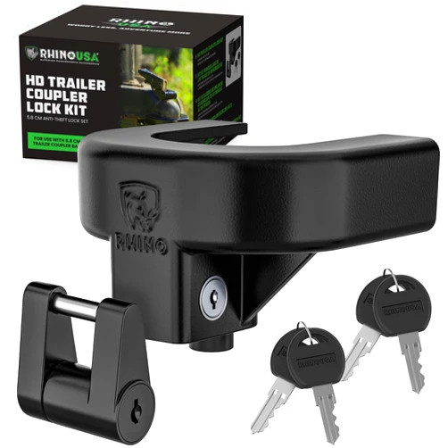 Rhino USA Trailer Hitch Coupler Lock Kit (for 2-5/16