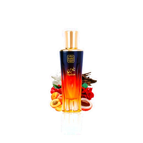 NASEEM Nadeen Aqua Alcohol-Free Water Perfume 80ml - Unisex Eau De Parfum - Enchanting Rose, Jasmine & Agarwood Blend - Perfect Romantic Evenings