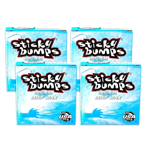 Beseloa Push Pop Toys, STICKY BUMPS Surfboardwachs Original Cool (bluewhite)