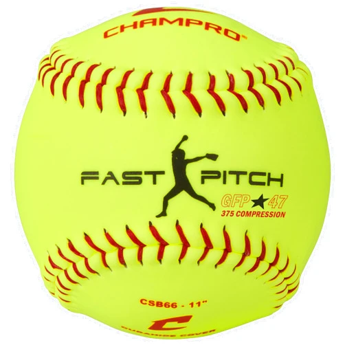 CHAMPRO Recreational Fast Pitch Softballs with Durahide Cover 12 PK