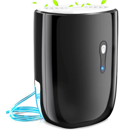 Posdry Dehumidifiers for Home,Posdry 27 OZ(800ml) Small Auto Shut off Dehumidifiers with Drain Hose,Portable Ultra Quiet Mini Dehumidifiers for Basement,Bathroom, Bedroom, Garage, RV(260Sq.Ft)