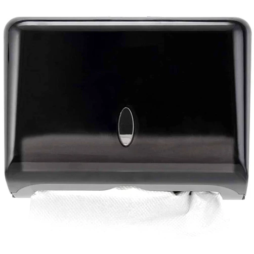 AILELAN Paper Towel Dispenser, Commercial Toilet Tissue Dispensers Wall Mount Paper Towel Holder Multifold/C-Fold Paper Towel Dispenser for Kitchen and Restroom Decor (Black)