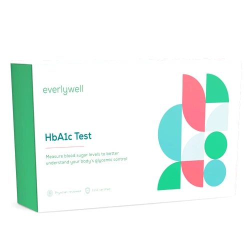 Everlywell HbA1c Test - at-Home Collection Kit Measures Hemoglobin A1c - Accurate Results from a CLIA-Certified Lab Within Days - Ages 18+