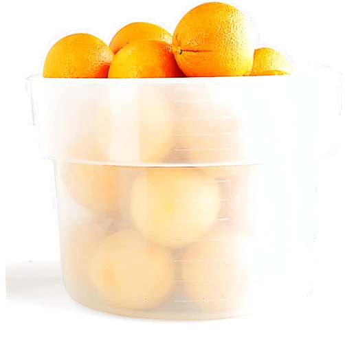 Carlisle FoodService Products Storplus Food Storage Container for Restaurants, Catering, Kitchens, Plastic, 12 Quarts, Clear, (Pack of 6)