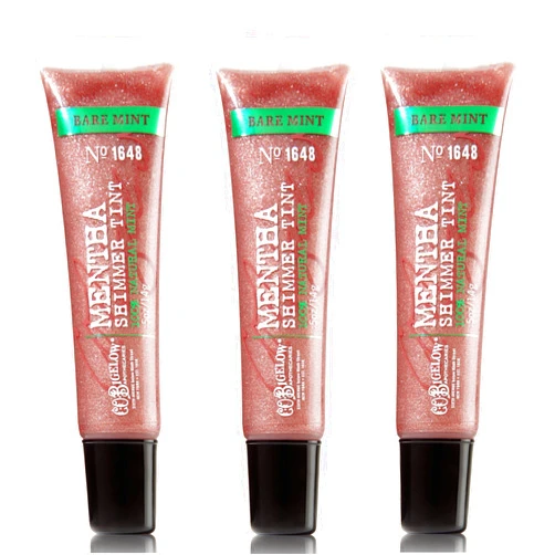 YUNDOO Bath & Body Works C.O. Bigelow 3 Pack Mentha Shimmer Tint Bare Mint #1648
