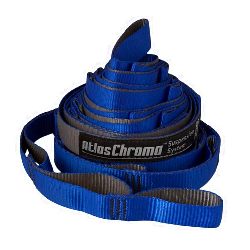 ENO, Eagles Nest Outfitters Atlas Chroma Hammock Straps, Suspension System, Royal/Charcoal