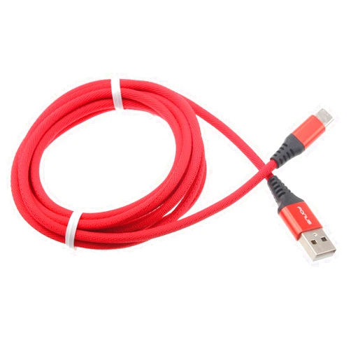 ANSEWIRELESS Red 10ft USB-C Cable Type-C Charger Cord Power for Moto G Stylus 5G (2022), Wire Long Braided Fast Charge Sync High Speed Compatible with Motorola Moto G Stylus 5G (2022)