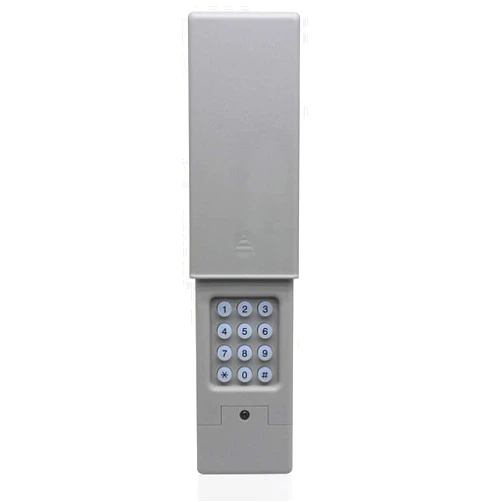 X X-HOUSE Universal Garage Door Keypad Wireless Keyless Entry Keypad Compatible Chamberlain/LiftMaster/Craftsman/Linear etc Garage Door Opener has Learn Button or DIP Switch,Control 2 Doors