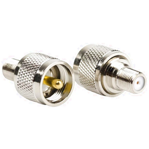 DHT Electronics 2PCS RF coaxial Coax Adapter F Female to UHF Male PL-259 Connector