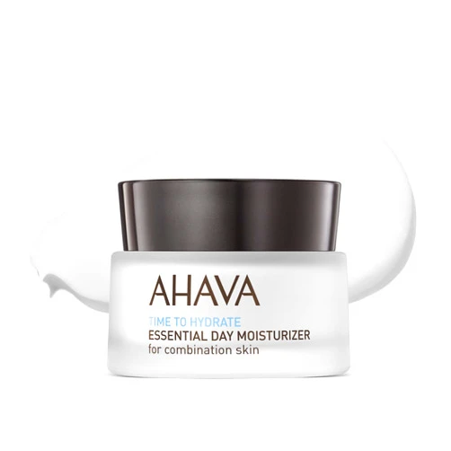 AHAVA Essential Day Moisturizer - Essential Daily Hydrating Facial & Neck Cream, Anti-Aging & Smoothing Effect, Enriched with Osmoter, Aloe Vera, Allantoin & Vitamin E