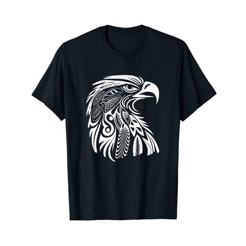 Best Tribal Tattoo Designs I Trends I Born for Art Eagle, feathers, king of air, spirit animal, bird, freedom T-Shirt