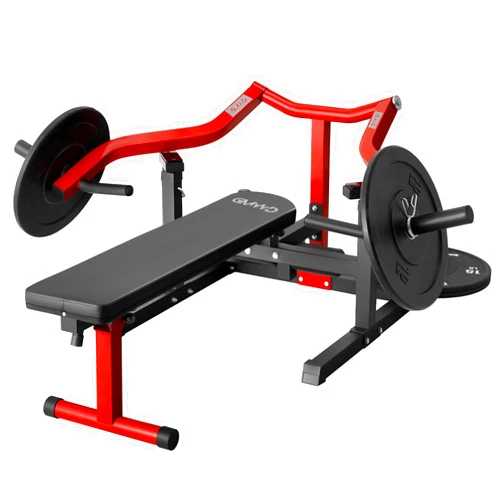 GMWD Chest Press Machine, 1050LBS Bench Press Machine with Independent Converging Arms, Adjustable Flat Incline Bench for Chest, AB Workouts, Shoulder Home Gym Equipment, V1