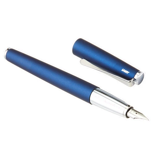 LAMY Imperial Blue Studio Fountain Pen with Extra-Fine Nib and Blue Ink (L67IBEF)