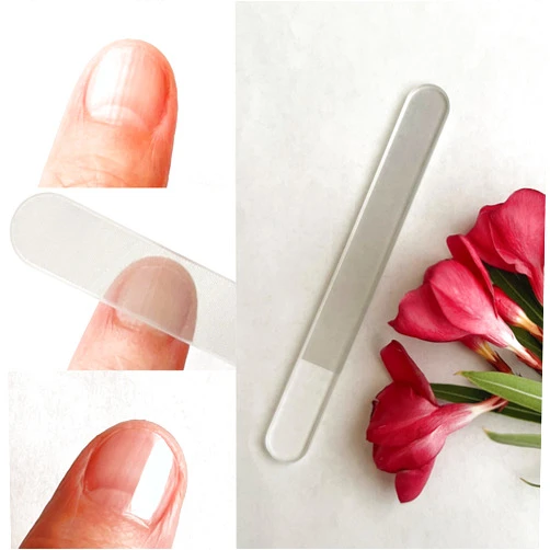 YESTAND Glass Nail File with Case - Glass Nail Buffer for Shining Natural Nails, Nano Glass Nail File (1, Count)