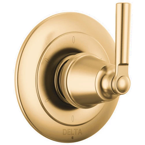 Delta Faucet Saylor Gold 6-Setting Shower Handle Diverter Trim Kit, Diverter Valve Trim Kit, Shower Diverter Kit, Champagne Bronze T11935-CZ (Valve Not Included)
