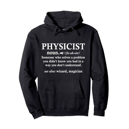 Hadley Designs Physicist wizard scientist science physics gift for teacher Pullover Hoodie