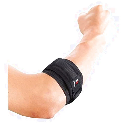 Zamst Elbow Band Sports Elbow Brace With Pressure Pad For Tennis and Golf Elbow-for Tennis, Golf, Pickleball, Badminton-Black, Small